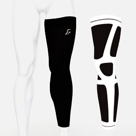 E50 ニースリーブ(左ヒザ用/ブラック)【15%OFF】
